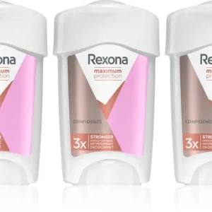RexonaMaximum Protection Confidence krémes izzadásgátló az erőteljes izzadás ellen Legnépszerűbb