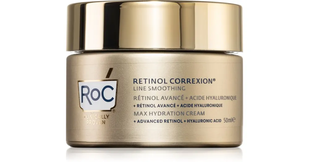 Nézd meg most RoCRetinol Correxion Line Smoothing hidratáló krém hialuronsavval