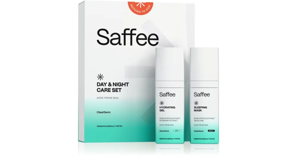 Azonnali szállítás SaffeeClearDerm Day & Night Care Set szett a problémás bőrre