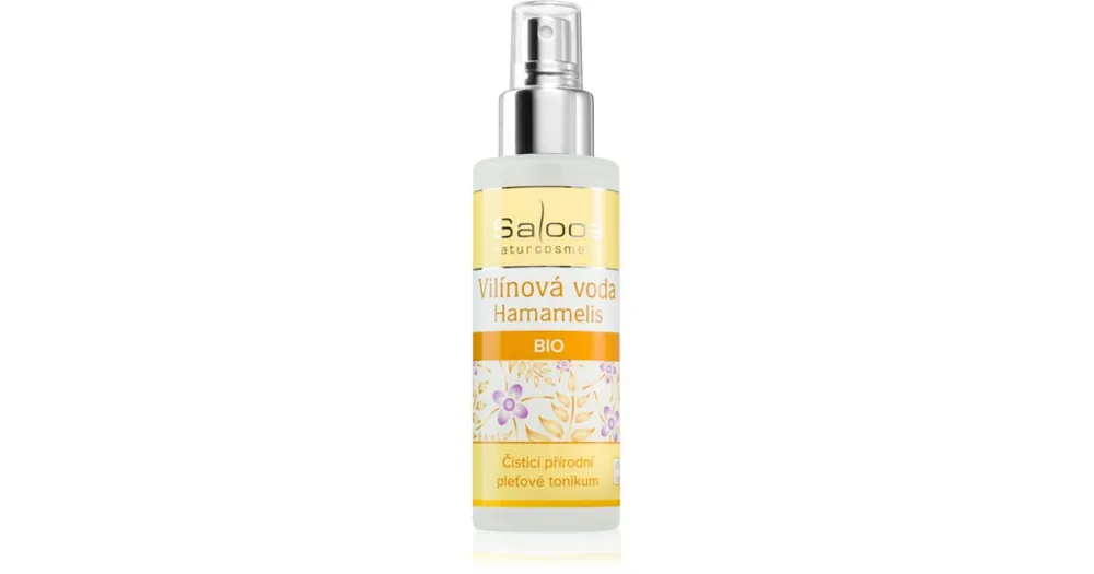 SaloosFloral Water Witch Hazel nyugtató tisztító tonik zsíros és problémás bőrre Gyors kiszállítás