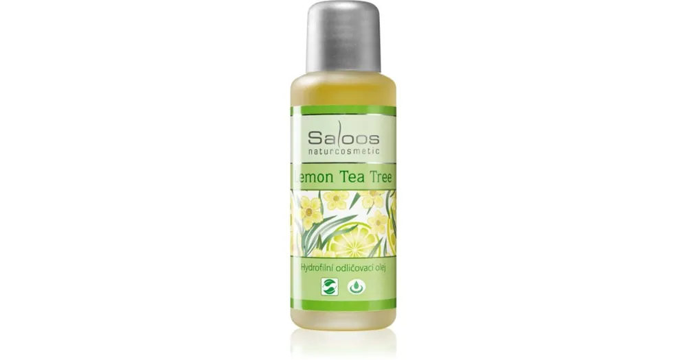 Vásárlói kedvenc SaloosMake-up Removal Oil Lemon Tea Tree tisztító és sminklemosó olaj