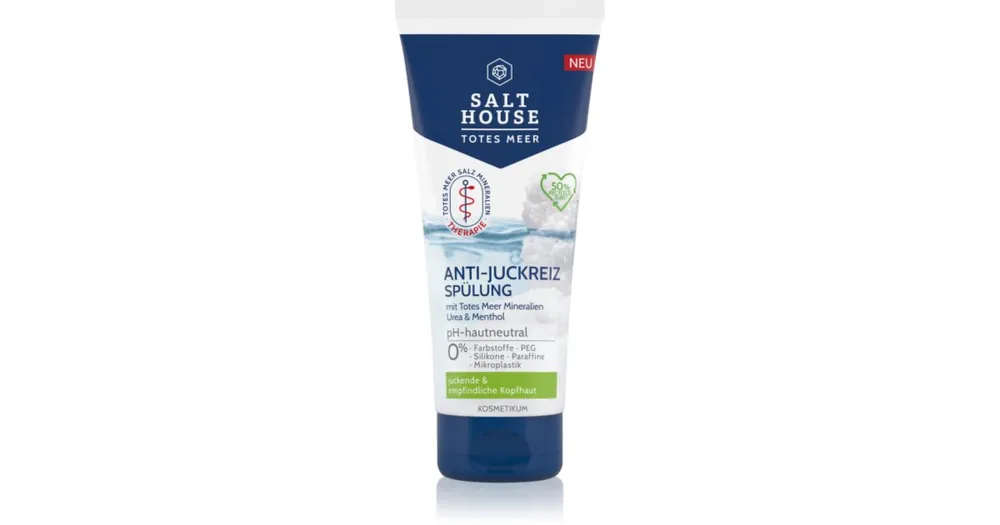 Salt HouseDead Sea Therapy Anti-Itch Conditioner nyugtató kondicionáló száraz, viszkető fejbőrre Népszerű