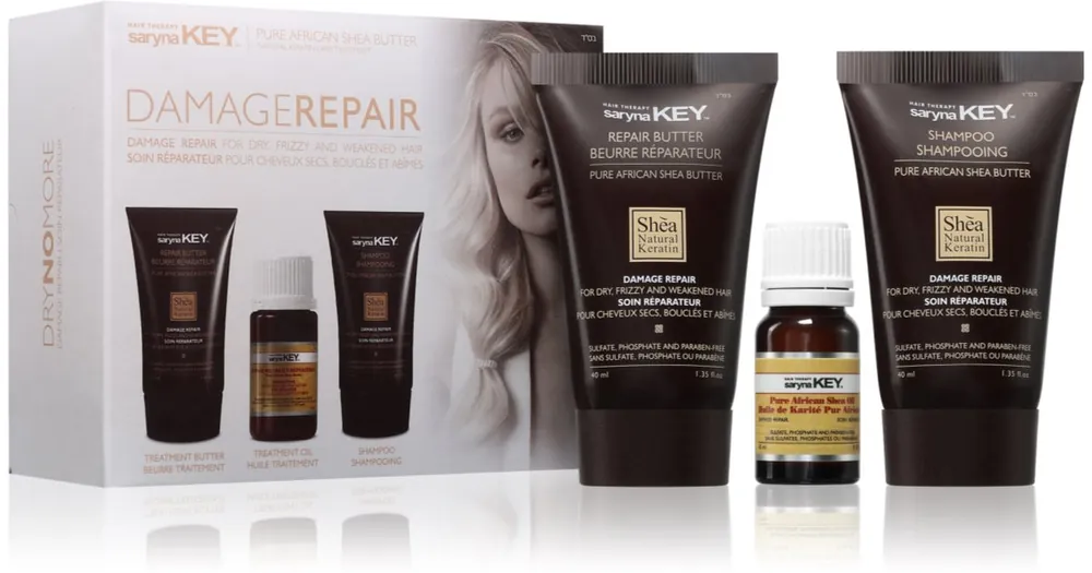 Biztonságos vásárlás Saryna KeyDamage Repair Travel Set utazási készlet hajra