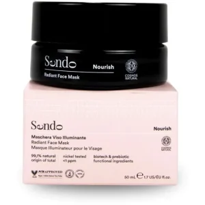 Bestseller SendoNourish Radiant Face Mask élénkítő maszk az arcra