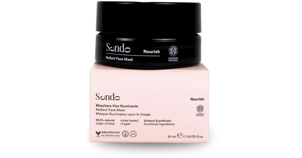 Bestseller SendoNourish Radiant Face Mask élénkítő maszk az arcra