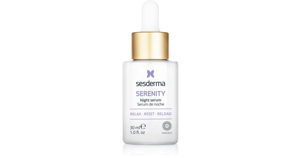 Vedd meg online SesdermaSerenity regeneráló éjszakai szérum revitalizáló hatással
