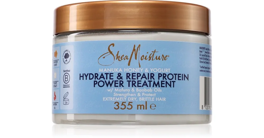 Kihagyhatatlan ajánlat Shea MoistureManuka Honey & Yogurt Masque hidratáló maszk hajra