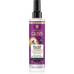 Kihagyhatatlan ajánlat SchwarzkopfGliss Full Hair Wonder leöblítést nem igénylő regeneráló kondicionáló meggyengült hajra