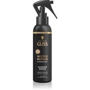 Biztonságos vásárlás SchwarzkopfGliss Ultimate Repair hővédő spray hajra a károsult hajra