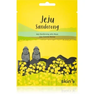 Skin79Jeju Sandorong Jeju Canola Honey ápoló arcmaszk a bőr felszínének megújítására Újdonság