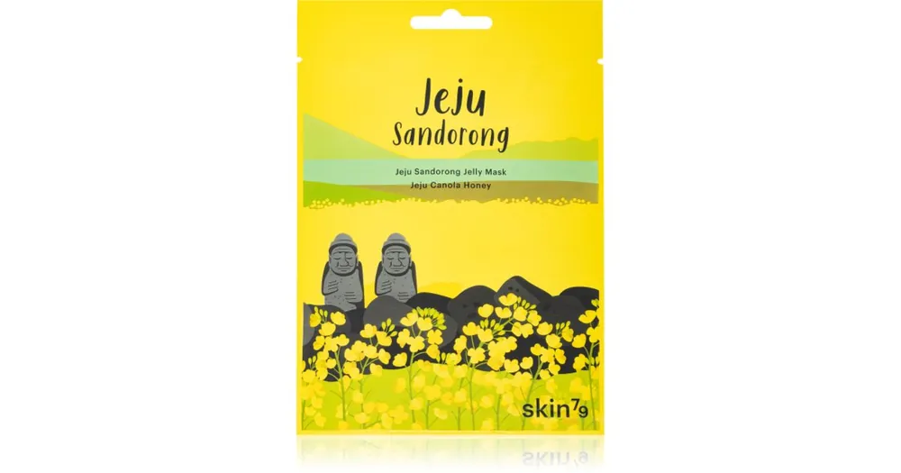 Skin79Jeju Sandorong Jeju Canola Honey ápoló arcmaszk a bőr felszínének megújítására Újdonság