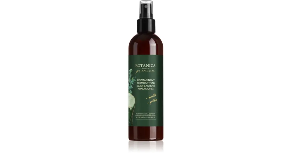 Utolsó esély SoaphoriaBotanica Slavica Rosemary Protective Leave-In Conditioner hővédő spray hajsütővassal és hajvasalóval kezelt hajra