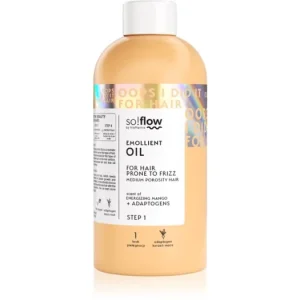 so!flowMedium Porosity Hair Emollient Oil hidratáló olaj töredezés ellen Különleges ajánlat