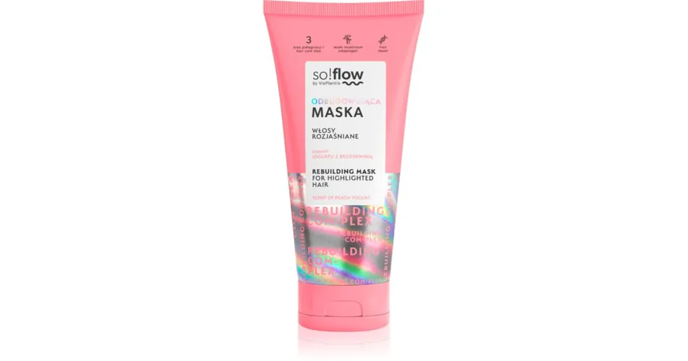 Akciós ár so!flowRebuilding Com-Plex Mask For Highlighted Hair regeneráló hajmasz szőkített hajra