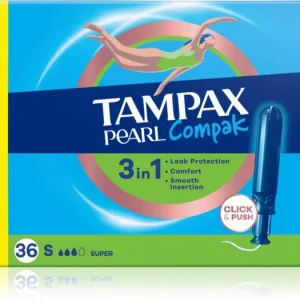 TampaxPearl Compak Super tamponok applikátorral Kedvezményes ár