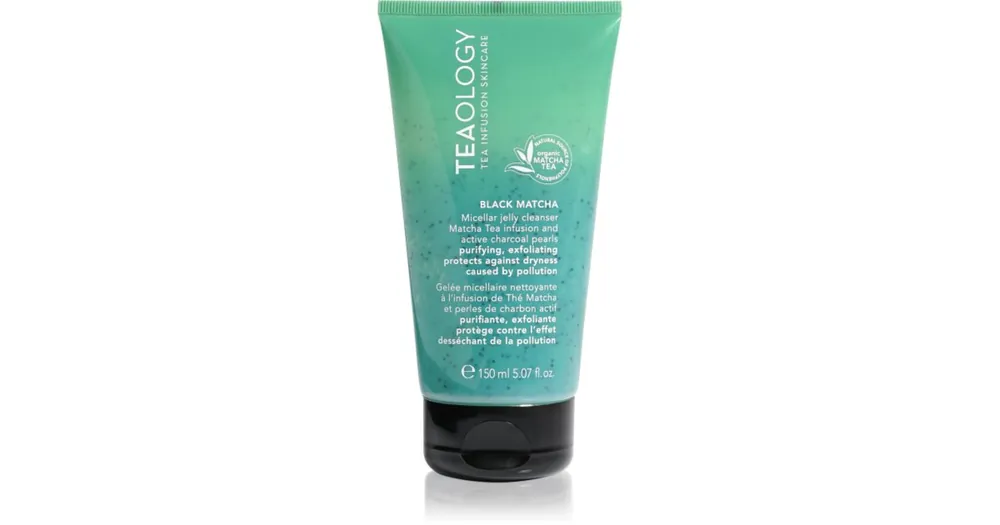 Szuper akció TeaologyCleansing Black Matcha Micellar Jelly Cleanser tisztító micellás emulzió peeling hatással