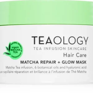Árcsökkenés TeaologyMatcha Tea Repair Mask regeneráló hajmasz matcha teával