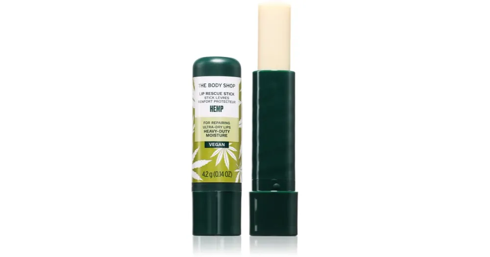 Népszerű The Body ShopHemp Lip Rescue Stick intenzív hidratáló szájbalzsam