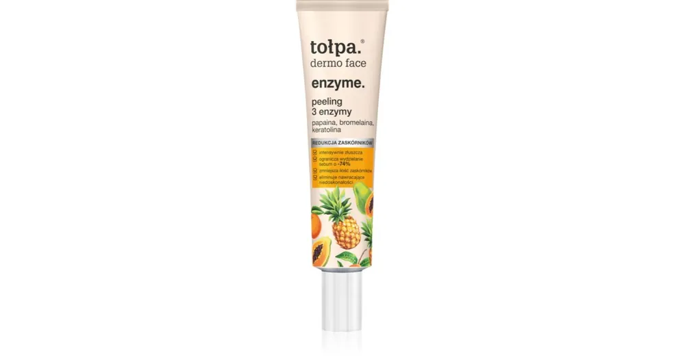 TołpaDermo Face Enzyme gyengéd enzimatikus peeling Ne maradj le