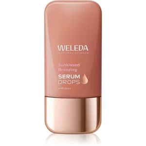 WeledaSerum Drops Sunkissed Bronzing hidratáló arcszérum enyhe napbarnított hatással Gyors kiszállítás
