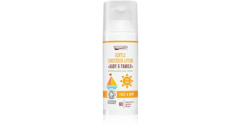Biztonságos fizetés WoodenSpoonBaby & Family Napfény elleni védelem SPF 30