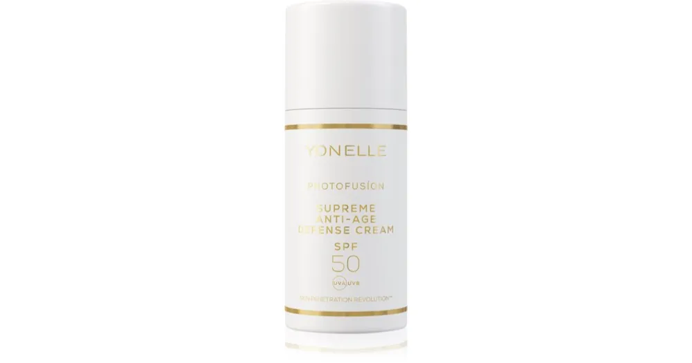 YonellePhotofusion védőkrém a bőröregedés ellen SPF 50 Árengedmény
