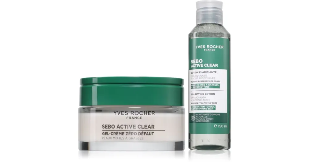 Gyors szállítás Yves RocherSebo Active Clear szett az arcra