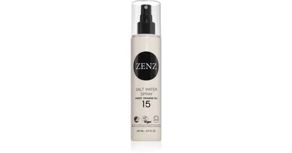 Legjobb ár ZENZ OrganicSweet Orange No. 15 sós spray hajra