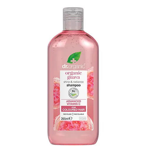 Kedvezményes ár Dr. Organic Guava Sampon festett hajra 265 ml