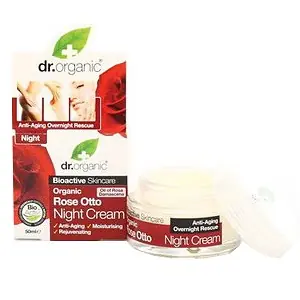 Dr. Organic Rózsa Ránctalanító éjszakai krém 50 ml Prémium
