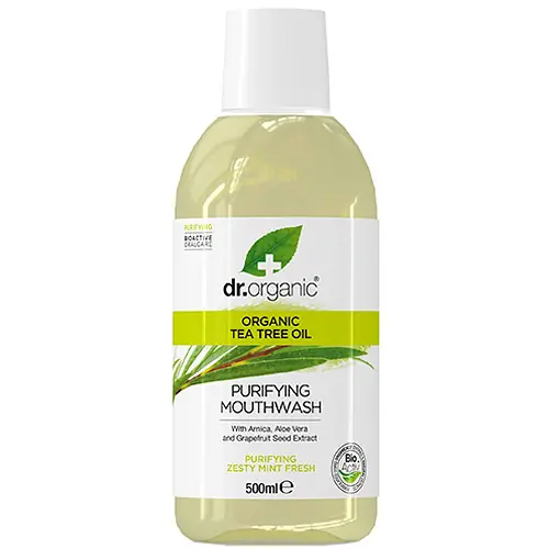 Dr. Organic Teafa Szájvíz 500 ml Gyors kiszállítás
