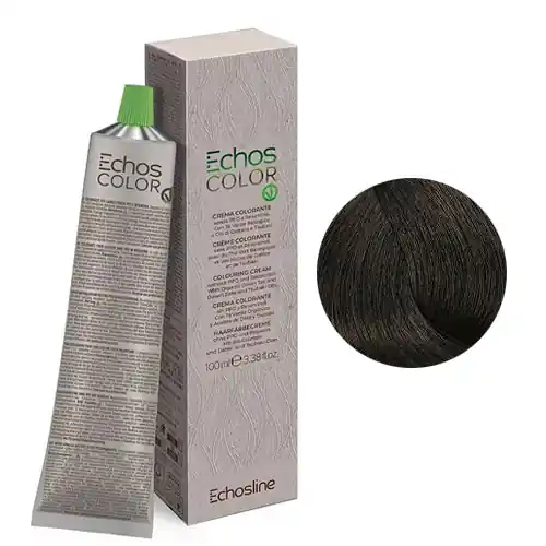 Kiárusítás Echosline Echos Color - Pure Naturals PPD- és rezorcin mentes krémhajfesték 100 ml - 4.0 - Medium Chestnut