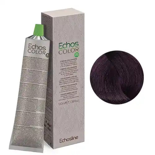 Vásárlói kedvenc Echosline Echos Color - Pure Violet PPD- és rezorcin mentes krémhajfesték 100 ml - 5.22 - Light Chestnut Intense Violet