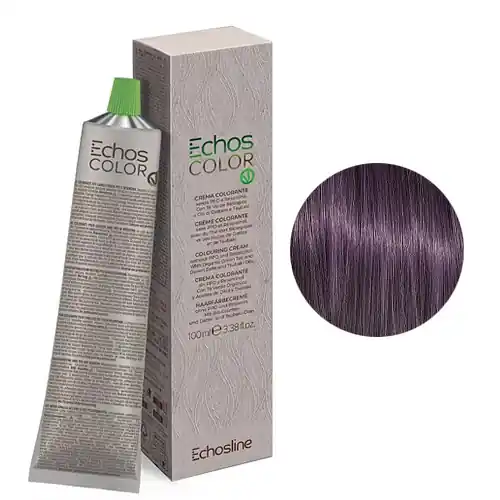 Echosline Echos Color - Pure Violet PPD- és rezorcin mentes krémhajfesték 100 ml - 5.27 - Light Chestnut Violet Brown Olcsó