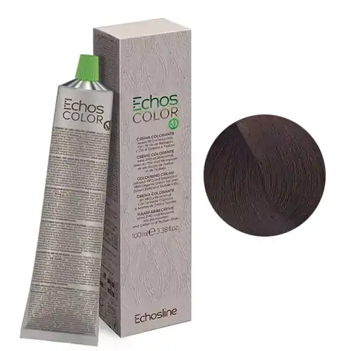 Echosline Echos Color - Pure Mahogany PPD- és rezorcin mentes krémhajfesték 100 ml - 5.55 - Light Chestnut Mahogany Korlátozott ajánlat