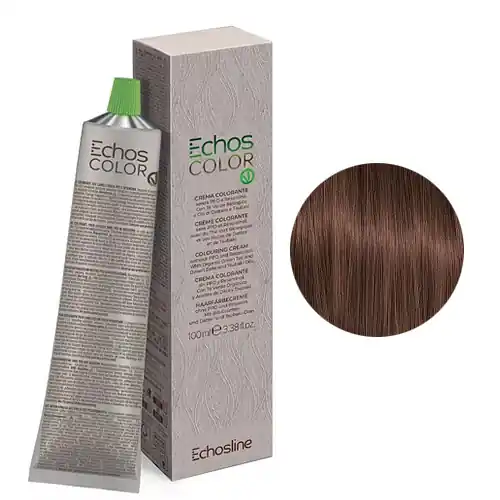 Echosline Echos Color - Copper Wood PPD- és rezorcin mentes krémhajfesték 100 ml - 6.74 - Dark Blonde Copper Brown Árengedmény