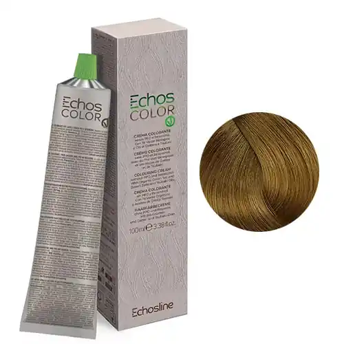 Árcsökkenés Echosline Echos Color - Pure Gold PPD- és rezorcin mentes krémhajfesték 100 ml - 8.3 - Light Blonde Golden