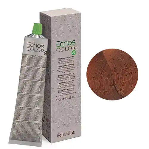 Echosline Echos Color - Pure Copper PPD- és rezorcin mentes krémhajfesték 100 ml - 8.4 - Copper Light Blonde Gyors szállítás