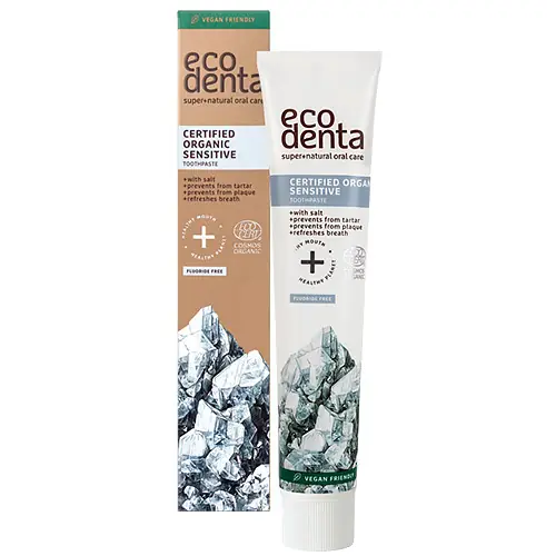 Alacsony ár Ecodenta Minősített fogérzékenység-csökkentő fogkrém tengeri sóval és aloe verával 75 ml