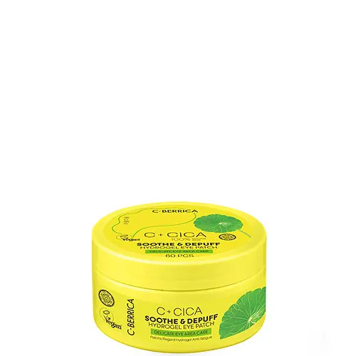 Rendeld meg most Natura Siberica C-Berrica C + CICA Smooth & Depuff Nyugtató hidrogél szemmaszk 60 db
