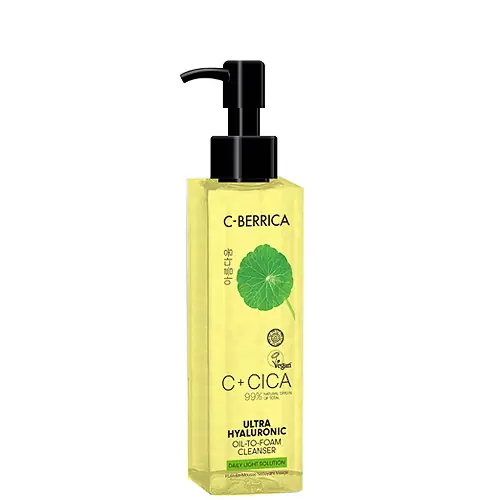 Expressz szállítás Natura Siberica C-Berrica C + CICA Ulra Hyaluronic Arclemosó olaj hialuronsavval 150 ml