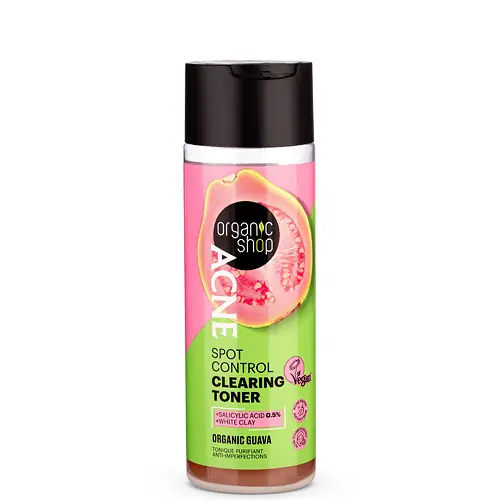 Organic Shop ACNE Tisztító tonik pattanásos bőrre bio guavával 200 ml Szezonális akció