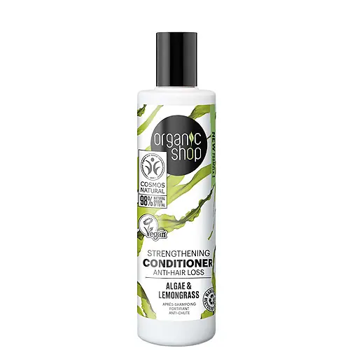 Organic Shop Alga és citromfű Erősítő és hajhullás elleni kondicionáló 280 ml Biztonságos vásárlás