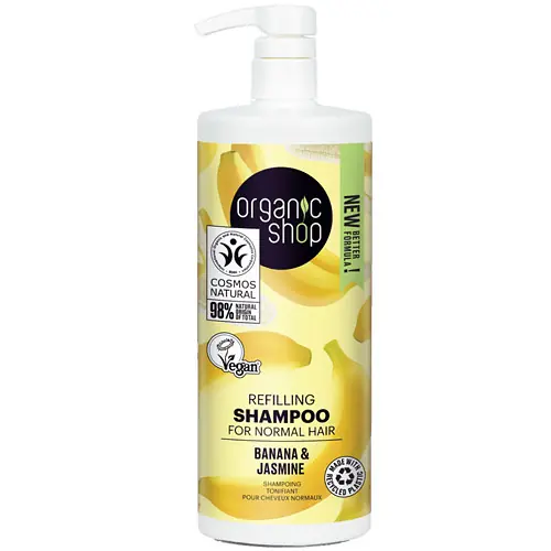 Nézd meg most Organic Shop Banán és jázmin Tápláló sampon 1000 ml
