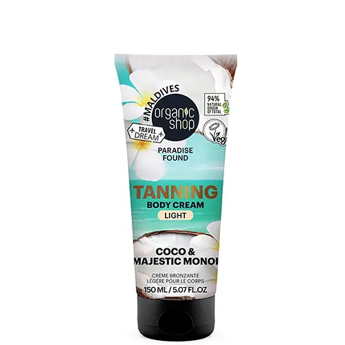 Organic Shop Paradise Found Barnító krém kókusszal és monoival 150 ml - Light Kihagyhatatlan ajánlat