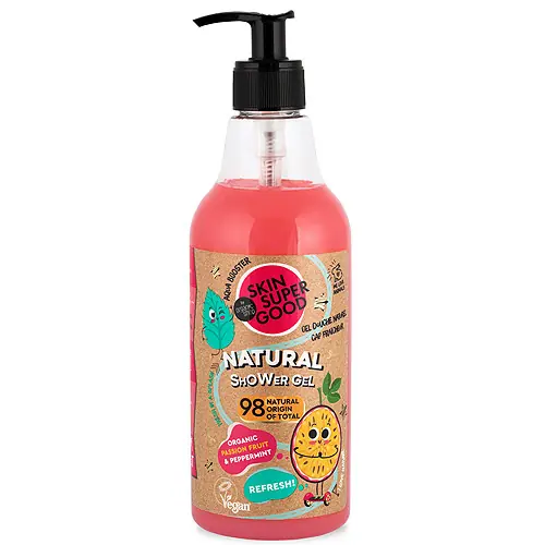 Korlátozott ajánlat Skin Super Good Refresh Tusfürdő maracujával és borsmentával 500 ml
